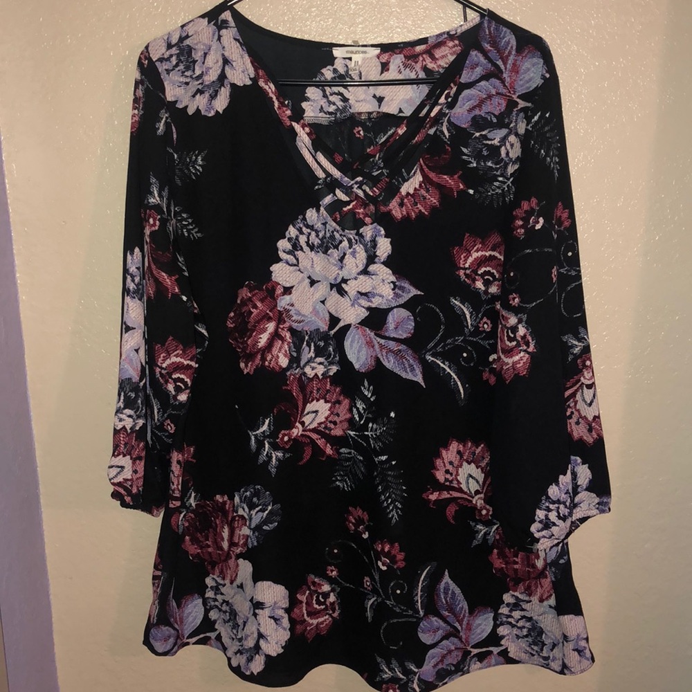 Maurices floral flowy blouse